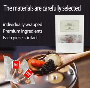 ChoiJoyCha Organic Ginseng Five Treasures Tea for Men's Health | Natural Energy & Wellness Herbal Blend | 20 Bags | Non-GMO | Caffeine-Free | Supports Liver & Kidney Health