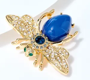 Joan Rivers Goldtone Classic Cabochon Bee Pin