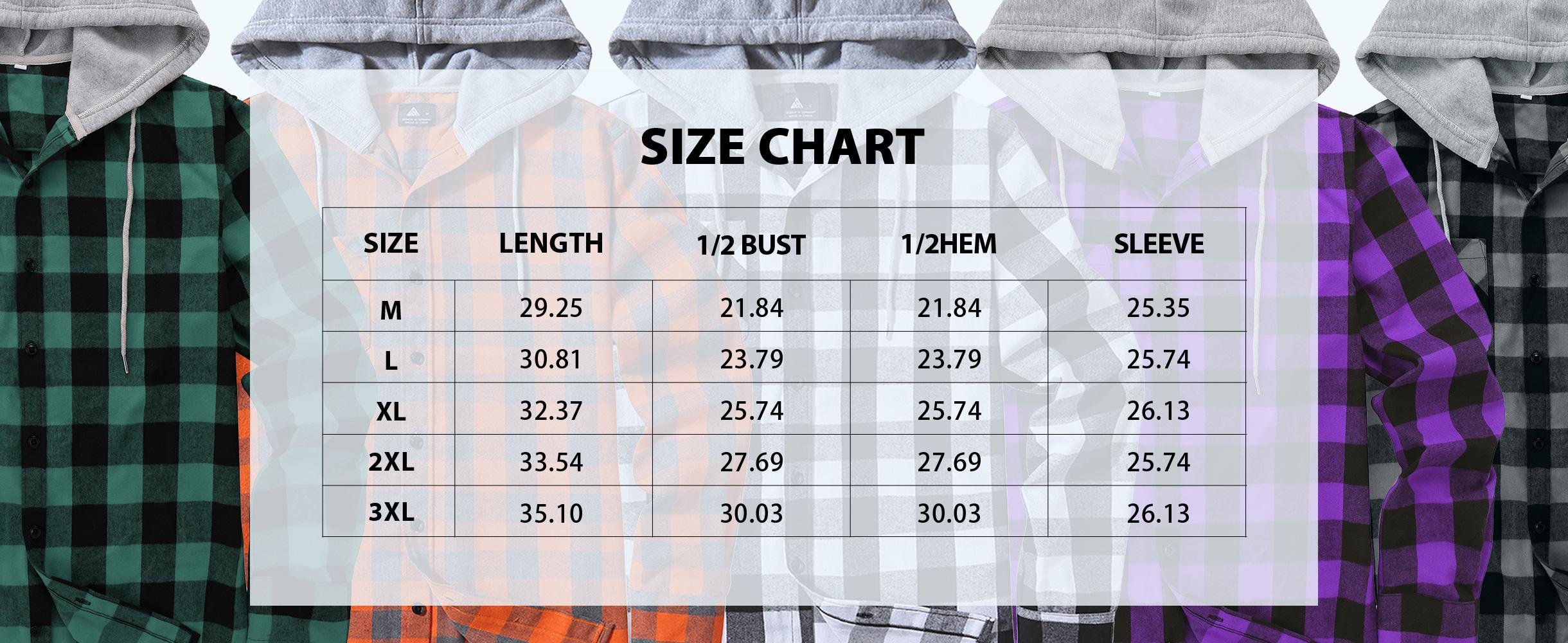 ZITY 3 Pack Men's Spring Lightweight Hooded Shirts - Wetsuit-Soft Thin Flannel Bundle - Multi-Color Value Set - Breathable Button Down Shacket for Men