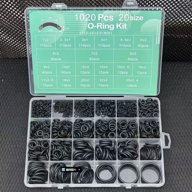 1020 Pcs O Ring Kit, 20 Sizes Nitrile Rubber O-Ring Assortment Set for Plumbing, Automotive, Garage Universal Nitrile Rubber O Ring Kit, 20 Sizes Sealing Gaskets for Car, Home Repair & Maintenance Waterproof Seals for Plumbing, Auto & Industrial 1020 Pcs O Ring Kit, 20 Sizes Nitrile Rubber O-Ring Assortment Set for Plumbing, Automotive, Garage Universal Nitrile Rubber O Ring Kit, 20 Sizes Sealing Gaskets for Car, Home Repair & Maintenance Waterproof Seals for Plumbing, Auto & Industrial