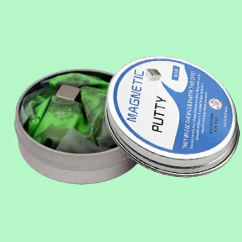 Magnetic Clay Novelty Toy, Creative Stress Relief & Decompression Tool (Non-Swallowable Play Design)
