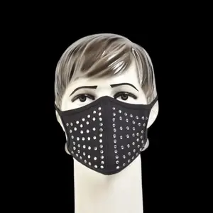 Rhinestone Face Mask Bling Crystal Mask pack of 3