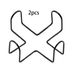 2pcs Stylish Metal Coaster Holder Rack for Round and Square Coasters, Multifunctional Organizer and Home Decor, Bathroom Counter Organizer, Ideal Bath Storage Solution