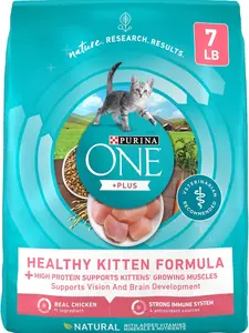 ONE High Protein, Natural Dry Kitten Food, +Plus Healthy Kitten Formula - 7 lb. Bag