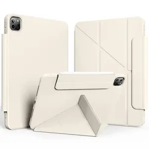 Magnetic Auto Sleep/Wake Tablet Case, 1 Count Tablet Protective Cover, Tablet Protector Compatible with iPad Air 13 inch iPad Pro 11 inch, Tech Accessories, Durability