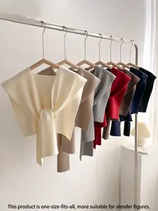 Solid Color Scarf, Head Scarf, Casual Versatile Shawl for Women, Fashionable Accessories for Daily Wear, Trendy All-match & Exquisite Scarf for Birthday Gift