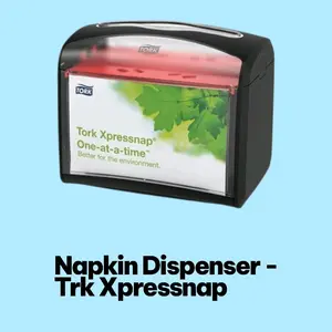 (2) - Table Top Napkin Dispenser | Black | Tork N4 Xpressnap | RRR Restaurant