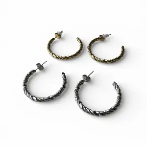 silver Earring gold-plated