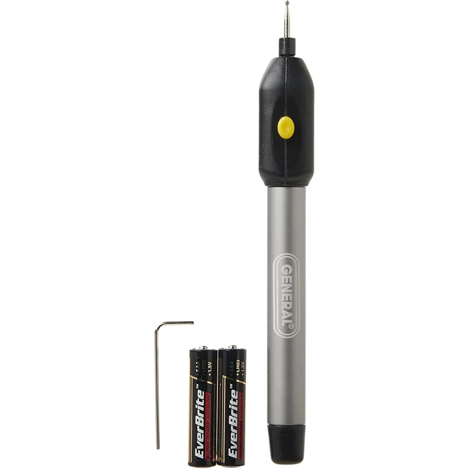 General Tools Cordless Engraving Pen for Metal - Diamond Tip Etching Tool for Engraving Toys, Sporting Goods, & Glass Gifts