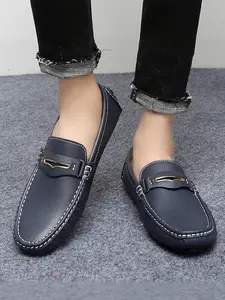 High-Quality Handmade Casual Loafers for Men & Women, Slip-On Multi-Color Large Sizes Shoes, Metal Decor, Comfortable Walking Sneakers