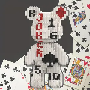 3D Puzzle Bear Model Kit, Animal Shape Puzzle, Animal Theme Desk Decoration, Halloween Party Gift, Birthday Christmas New Year Present, Ys2025418 Batch