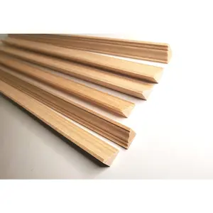 Dollhouse Crown Molding 6 Pieces Ceiling Trim 3/8" tall x 12" long Miniature