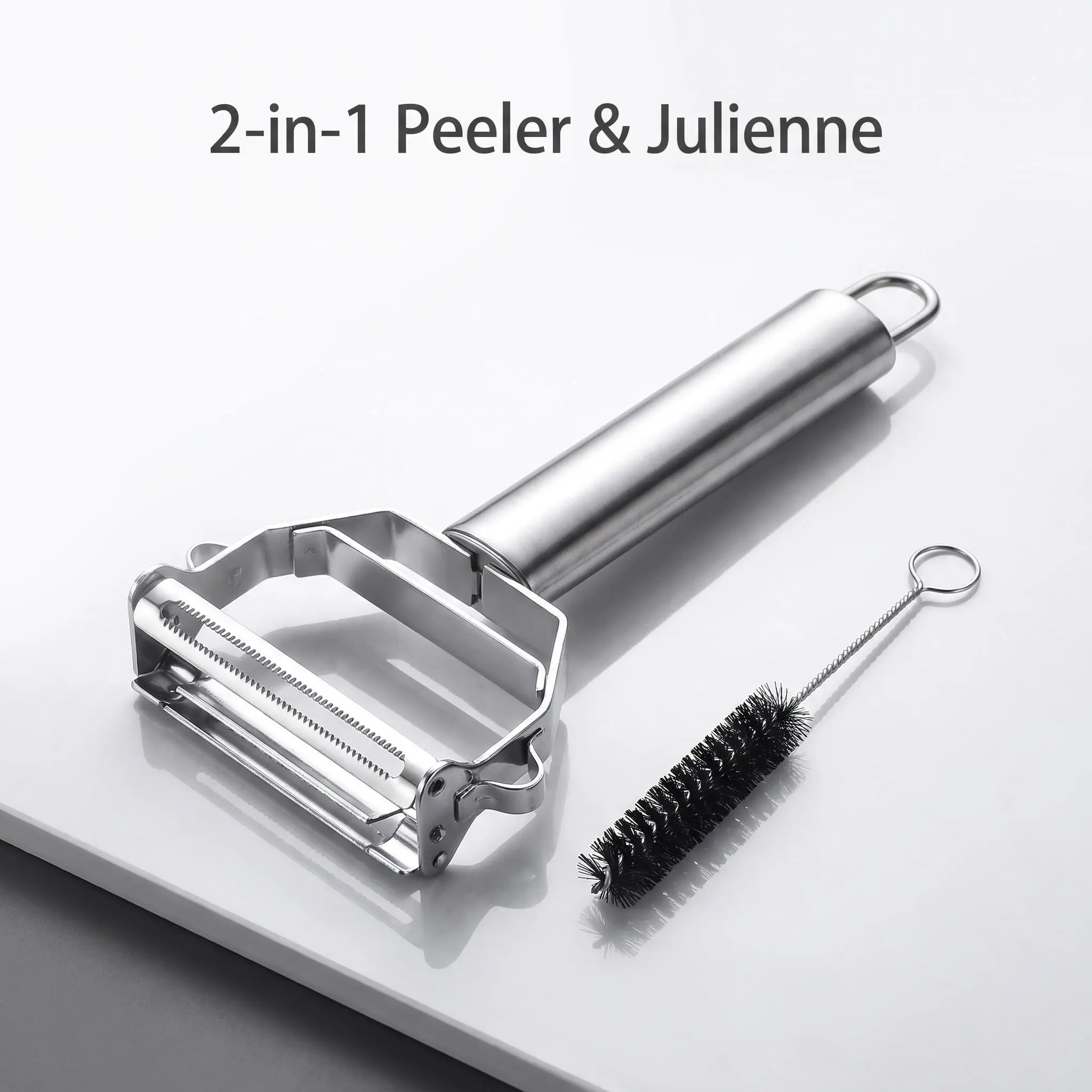 Stainless Steel Multifunctional Fruit Vegetable Peeler Julienne Slicer
