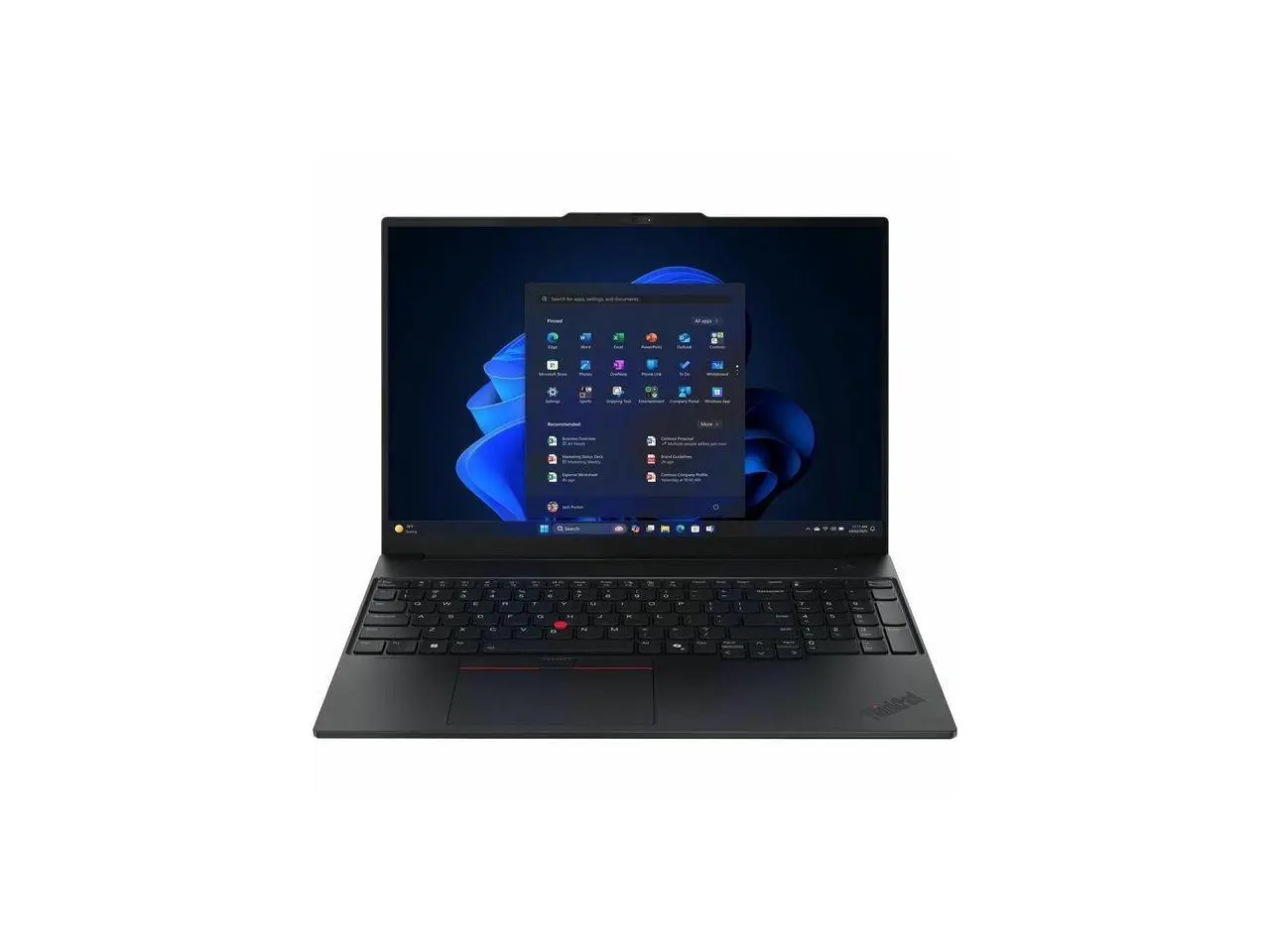 Lenovo ThinkPad E16 Gen 3 21ST0008US 16" Touchscreen Notebook - AMD Ryzen 7 250 - 16 GB - 512 GB SSD - Windows 11 Pro - AMD Radeon 780M Graphics - Webcam - Wi-Fi 6E