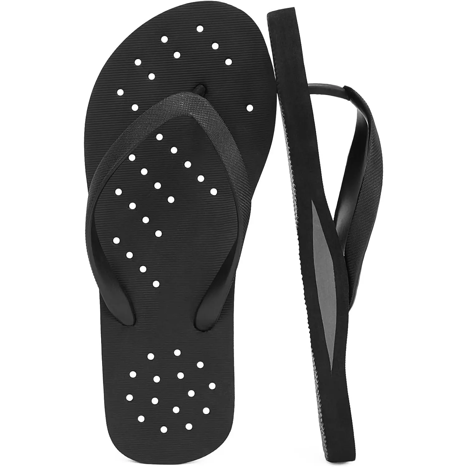 STQ Womens Shower Shoes Pool Beach Flip Flops with Arch Support | Non-Slip, Quick-dry, Supportive, Lightweight Water-friendly EVA, Easy to clean