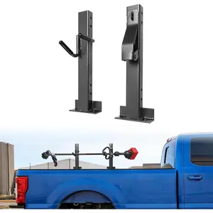 Single Lock Weed Eater Rack Fit for Landscape Trailer Truck Pickup Open Trailers Lockable Trimmer Rack Holder On