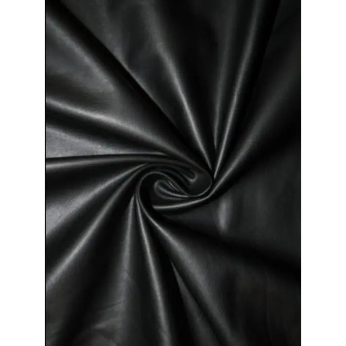 Black Stretch Faux Leather Black Stretch Faux Leather
