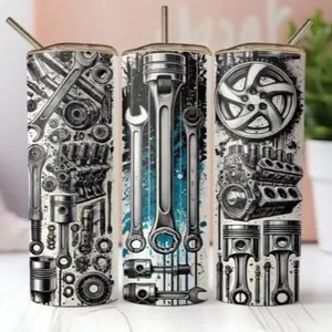 Mechanic | 20oz Skinny sublimation tumbler transfer print out (TRANSFER ONLY, NOT A FINISHED TUMBLER)
