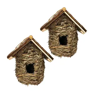 Backyard Expressions 2-Piece Natural Birdhouset