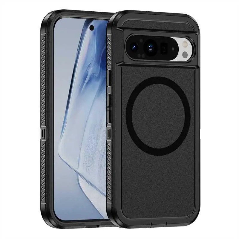 For Google Pixel 9 Pro Guardian Magnetic Phone Case For Google Pixel 8 Pro Matte For Google Pixel 9 and For Google Pixel 8A Cover HNAD93Dccdv