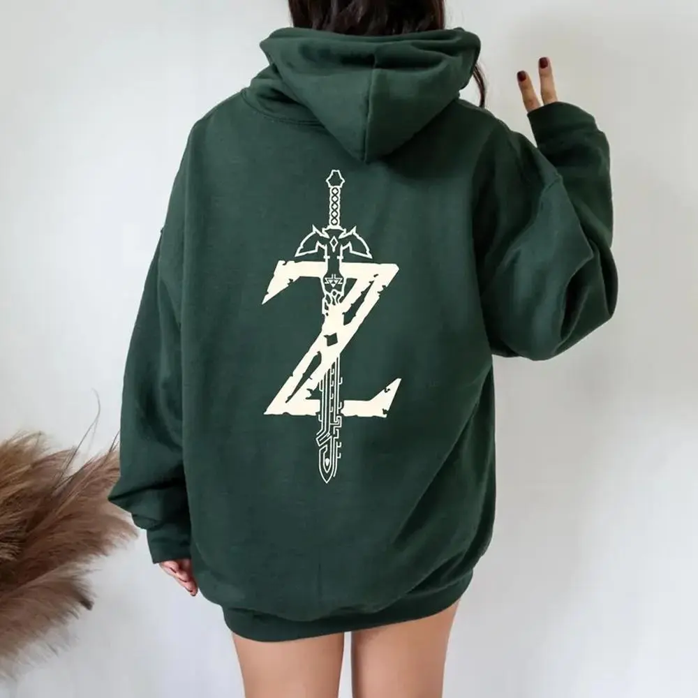 Tears Of The Kingdom Hoodie Zelda Shirt Korok Zelda Gift Various Colors Hylian Hoodie Lineart Korok Shirt Game Shirt Shirt Cotton Womenswear