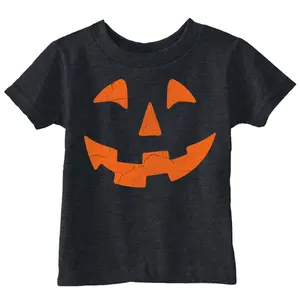 Toddler Funny T Shirts Giant Jack O Lantern Sarcastic Halloween Graphic Novelty Tee For Young Kids Funny Toddler Shirts Halloween Apparel for Toddler Childrens Graphic Tees Black -
