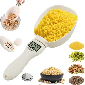 Electronic Measuring Spoon, 2026 Upgraded Digital Spoon Scale with LCD Display and Unit Conversion, High-Precision 800g/0.1g Electronic Measuring Scoop for Cooking, Baking, Dog Cat