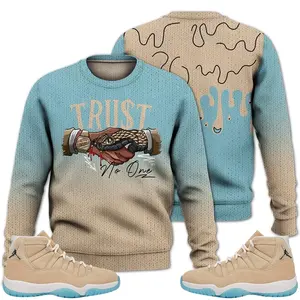 11 H-Town Ugly Sweater, Retro H Town 11s Outfits Shirt, Snake Trust No Drip Streetwear Unisex Sneaker Matching Shirts