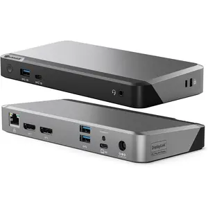 ALOGIC DUPRDX2-WW DX2 Dual 4K Display Universal Docking Station - with 65W Power Delivery