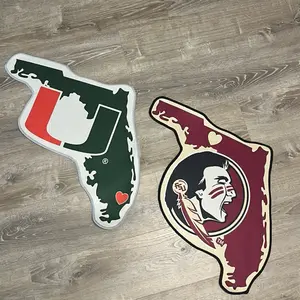 Tsunami Florida Rugs - Representing Miami and Florida State University Designs with Unique Shapes and Colors