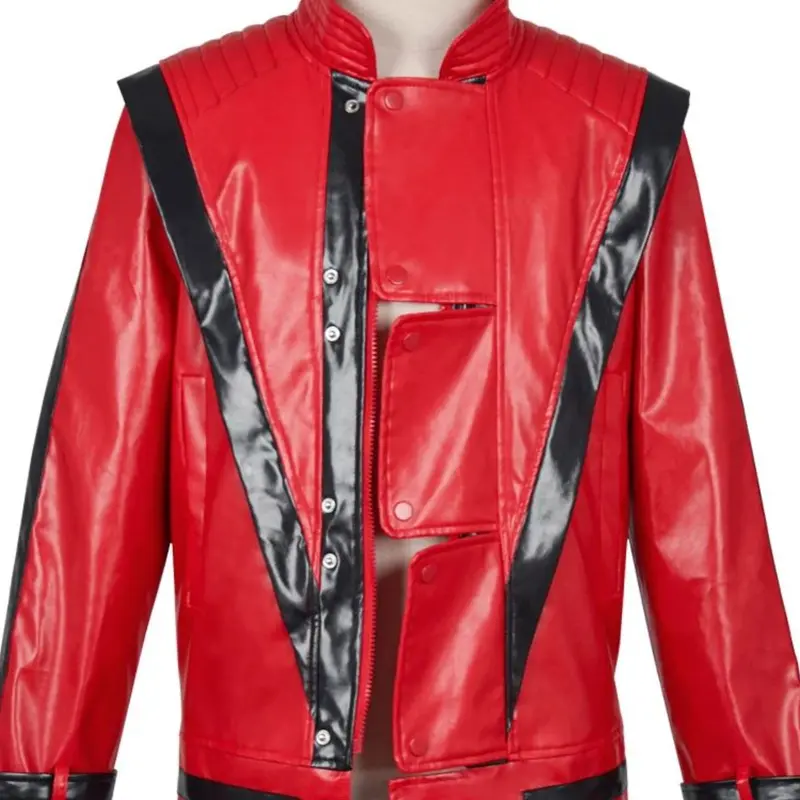Jackson Performance Cosplay Costume, Party Cosplay, Classic Leather Motorcycle, Perfect for Parties and Events, All-Season Fitted Style