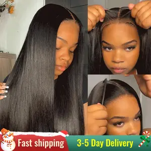 ISEE HAIR Wear Go V5 Straight Glueless Human Hair Wigs 6*4 HD Lace Closure Wigs & 9*6 M-cap Lace Front Pre Plucked Tiny Knots Glueless Human Wigs Beginners Friendly Vacation Hair Outdoorfun  #TikTokShopHolidayHaul
