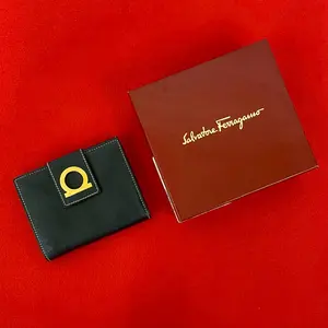 Pre-owned SALVATORE FERRAGAMO Calfskin Small Leather Goods Leather Wallet