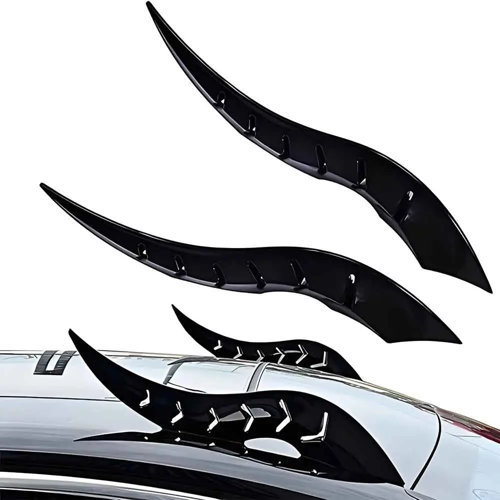 Dragon Horns Accessories for Car, Universal Devil Horns, Easy Installation, 3D Mecha-Style, Creative Exterior Decor, Automotive Decorative Accessories, Automotive Decoration, 1 Pair