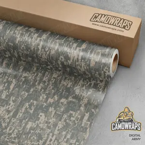 Digital Army Camo Vinyl Wrap | Blowout Stock | Satin Finish | Avery Dennison Media | 5ft x 1ft | 929563