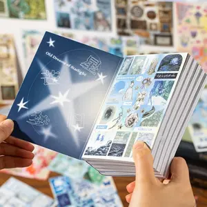 30 pages Starry Old Dreams Sticker Book - die-cut sticker for journaling, diy decoration & scrapbooking