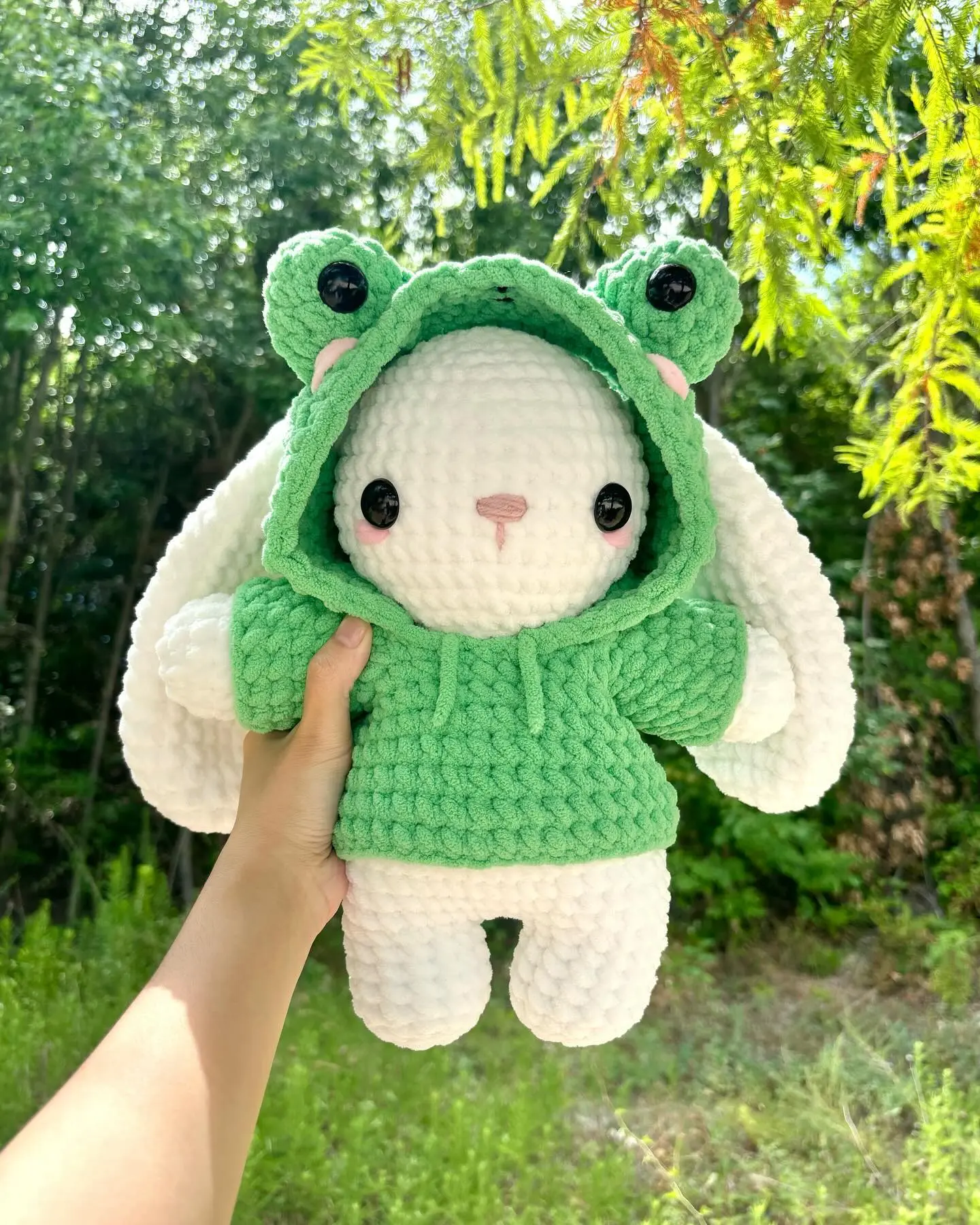 The frog bunny crochet Cute Bunny Crochet Gift For Rabbit Lovers The frog bunny crochet Cute Bunny Crochet Gift For Rabbit Lovers
