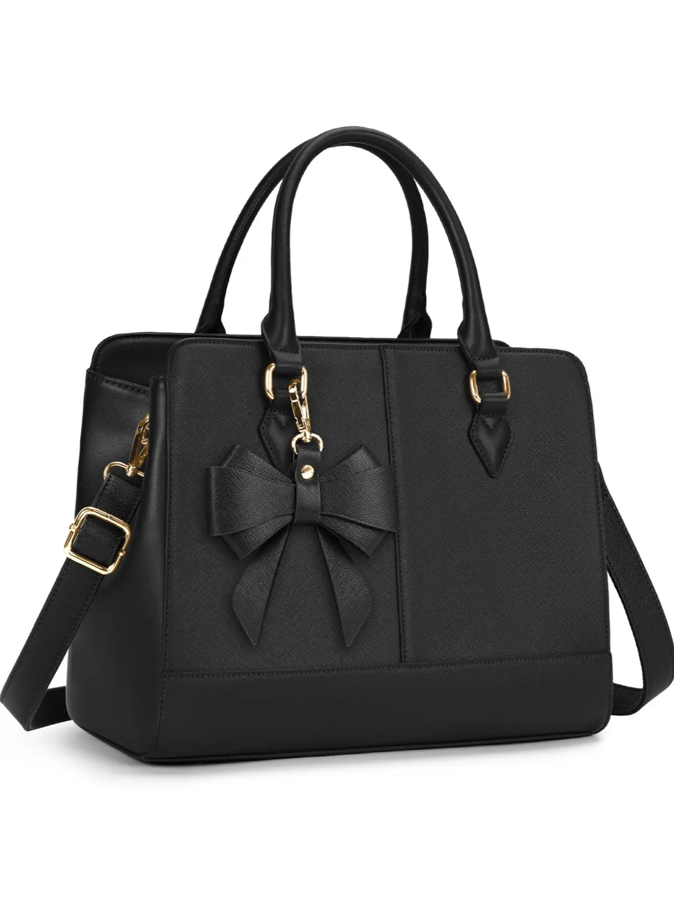 Women's Waterproof Handbag, PU Leather Top Handle Bag, 13 Inch Medium Shoulder Backpack, Casual Commuting Handbag, Tote Bag for Work Business Casual, Laptop Shoulder Handbag, Shoulder Commuter Bag, Daily Commuter Bag