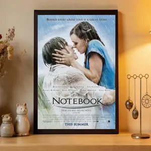 The Notebook Movie Poster, High Quality Canvas Print, Home Decor, Wall Art, Film Fan Collectibles