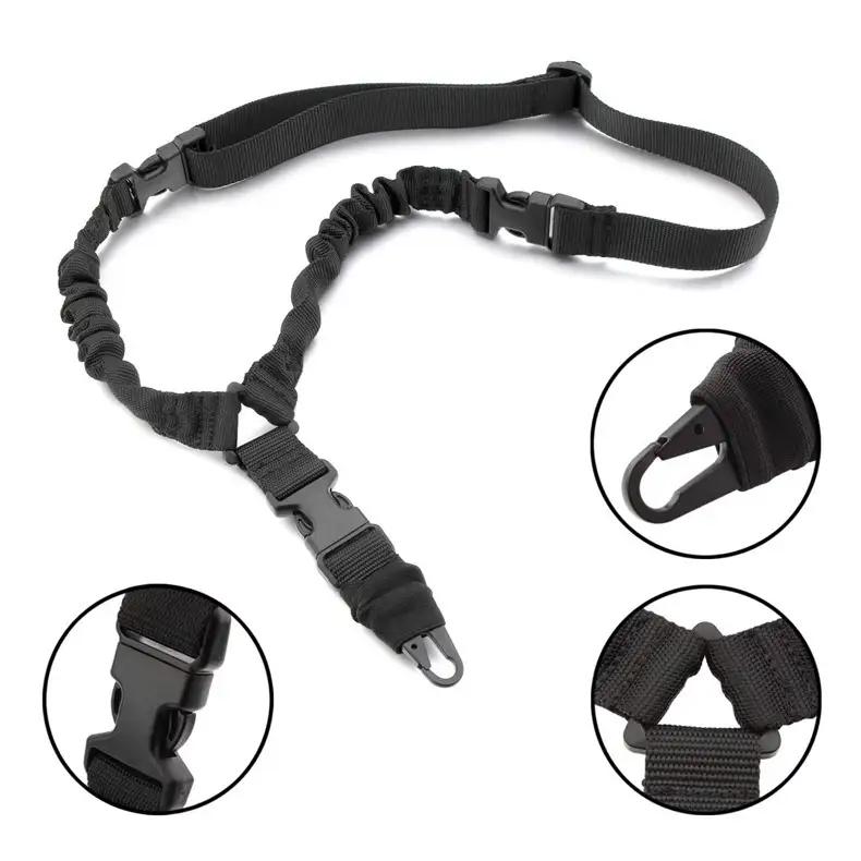 Hunting Gear Single Point Sling，Tactical Single Point Rifle Sling, 1 Count Rifle Rope Strap with Metal Buckle, Outdoor Hunting Accessories
