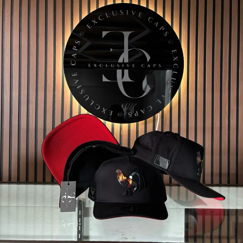 Exclusive Gallo Colorado SnapBack Hat-Black/Red visor