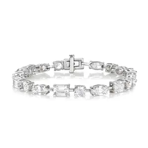 Le Petite Multishaped Diamond Crystalline Bracelet