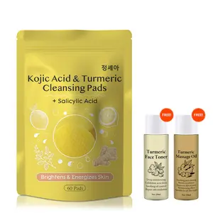 Buy one, get two for free!Turmeric & Kojic Acid Cleansing Pads – Brighten Skin, Fade Dark Spots, Exfoliating & Gentle, Perfect Christmas & Holiday Gift