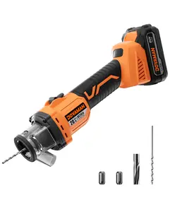 DOVAMAN 20V Cordless Cut out Tool with up to 98% Dust Collection Brushless Motor Tool-free Bit Change Depth Adjustable, LED & Carry Bag DCT01A