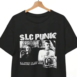 Kornholio Korn Punk Metal Band T-Shirt SLC Punk Cult Film Horrorie Gothic Punk Rock Music Unisex Tee 100% Cotton Summer Wear