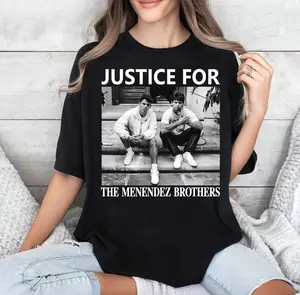 Justice For The Menendez Brothers Graphic Shirt Unisex, Lyle and Erik Menendez Shirt Unisex, Vintage T Shirt Unisex, Menendez Brothers & W Sweatshirt Hoodie Unisex