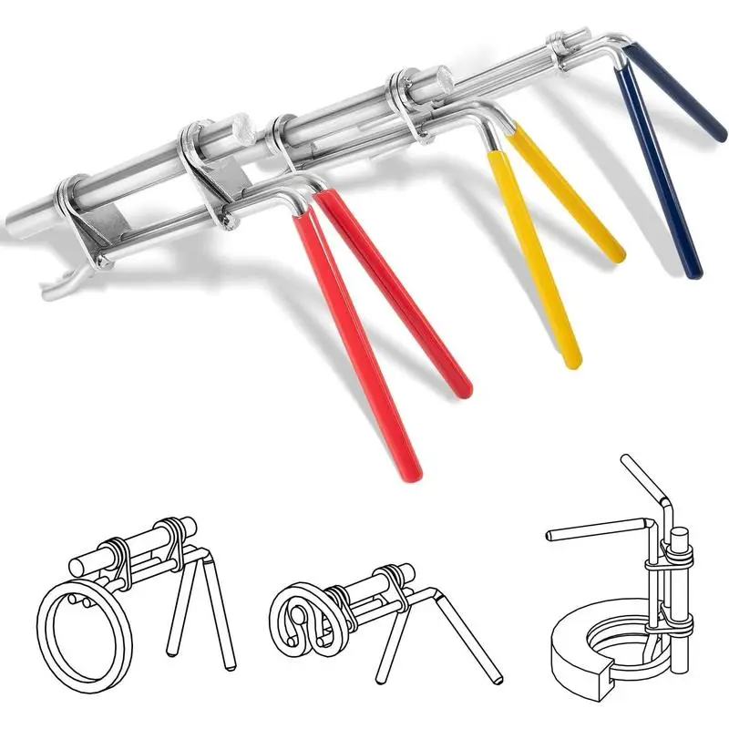 Hydraulic Seal Installation Tools - 3 Pack U-Cup Rod Seal Installation Tool Kits with Upgraded Seal Twistor for Hydraulic Cylinder Piston Repair