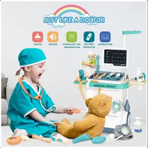 Doctor Kit for Children, Medical Kit with Sound and Light Functions, Doctor Playset for Kids Birthday Gift