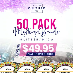 50 pack glitter/mica