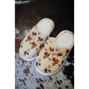 Vintage Cowboy Rodeo Slippers